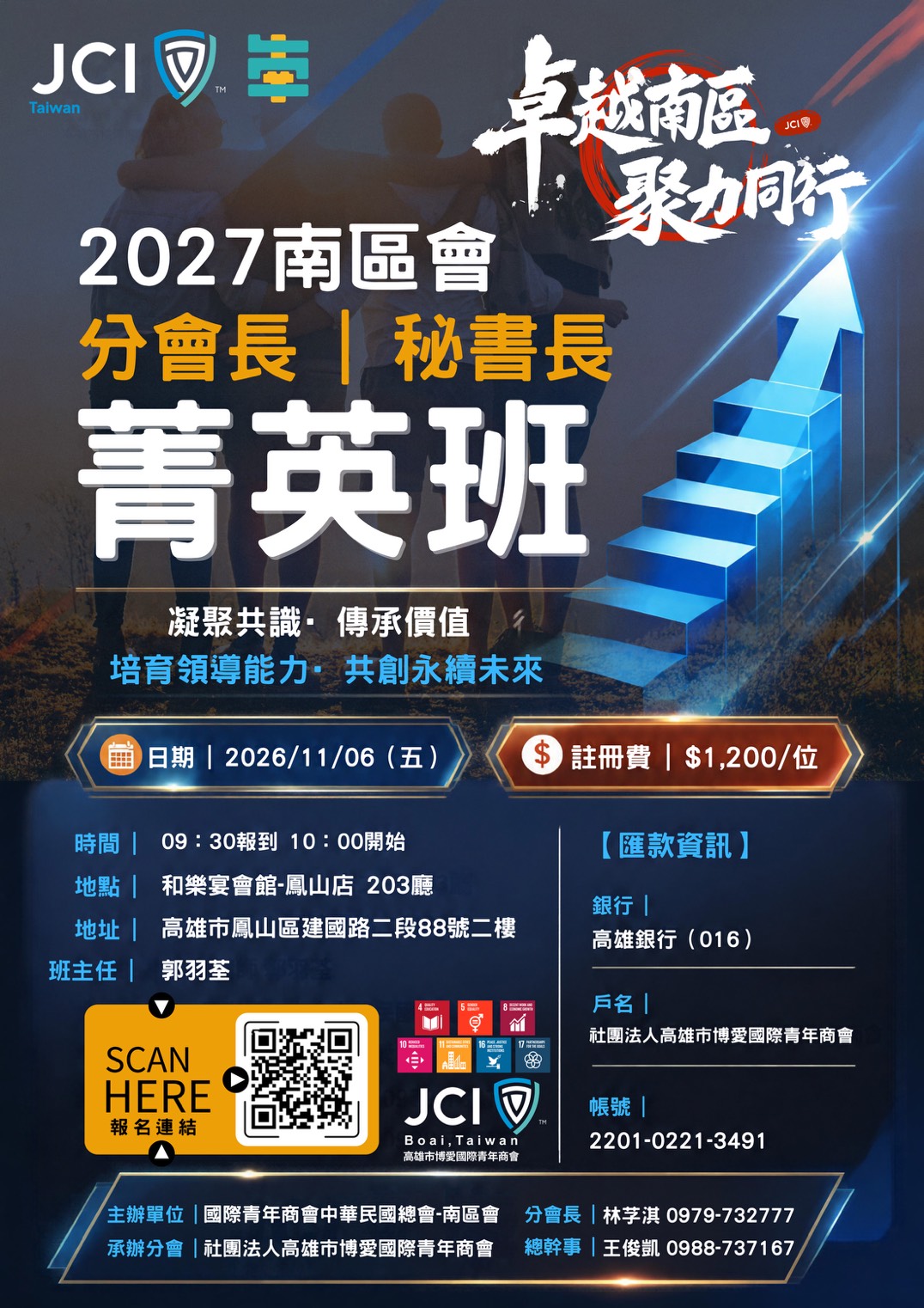 2027南區會分會長 | 秘書長菁英班